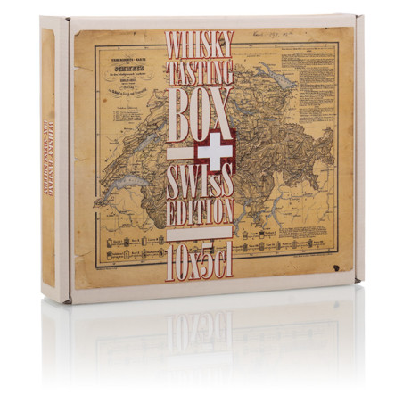 Langatun - Whisky Box "Swiss Edition" 10x5cl - 44.5% - 50cl - diverse schweizer Whisky's