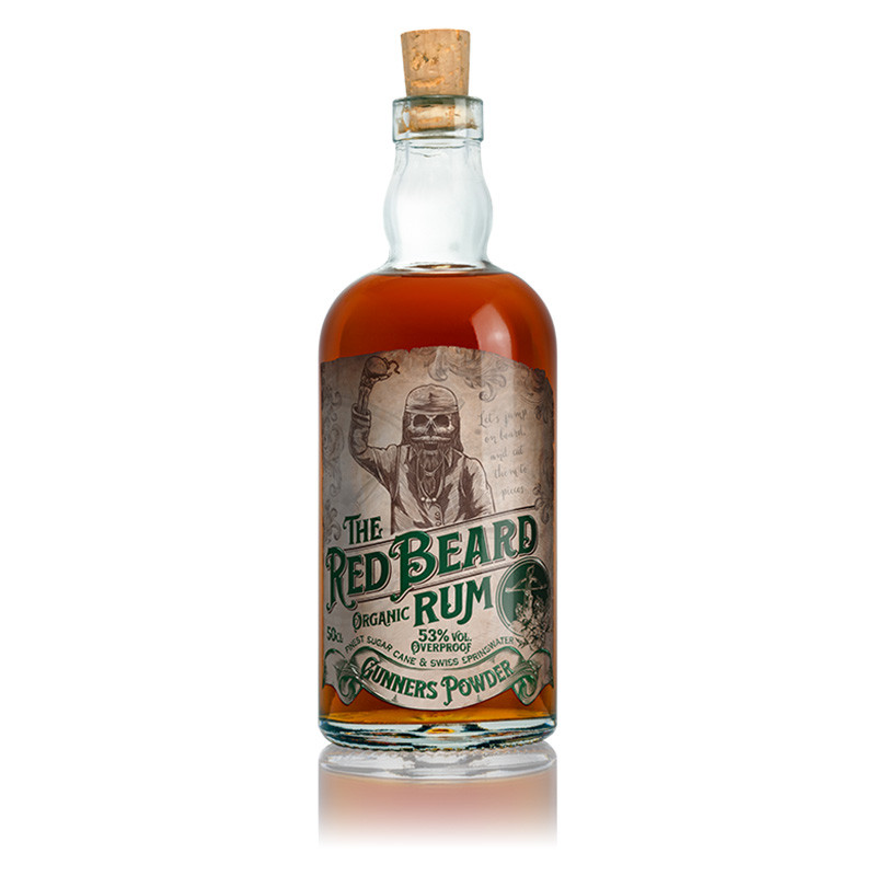 Red Beard Gunners Powder - Langatun - 53% - 50cl - barreled organic Rum