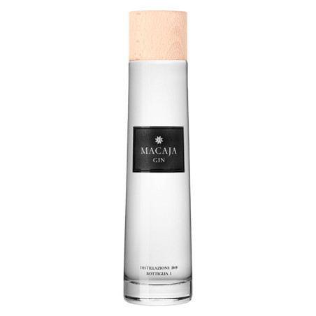 Bocchino - Macaja Gin (1510) - 46.8% - 50cl - in Holzrahmen