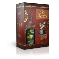 La Cruz  - Geschenkpackung - 15y - 40% - 70cl - GP mit 2 Gläsern