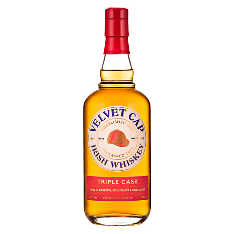 Velvet Cap - Triple Cask Blend - 40% - 70cl - Irish Whiskey