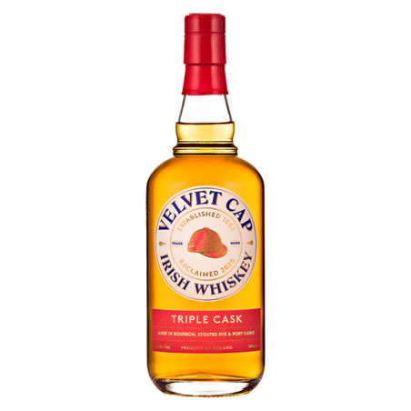 Velvet Cap - Triple Cask Blend - 40% - 70cl - Irish Whiskey