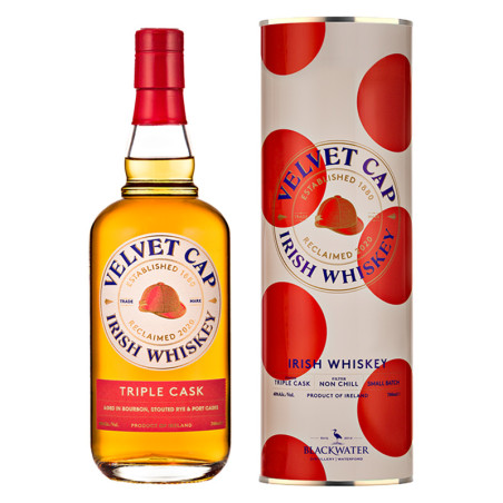 Velvet Cap - Triple Cask Blend - 40% - 70cl - Irish Whiskey