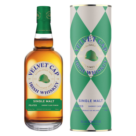 Velvet Cap - Sherry Cask Finish - 40% - 70cl - peated Irish Single Malt