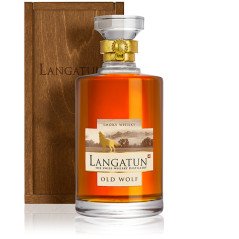 Langatun - Old Wolf - 46% - 50cl - in Karaffe - in Holzbox