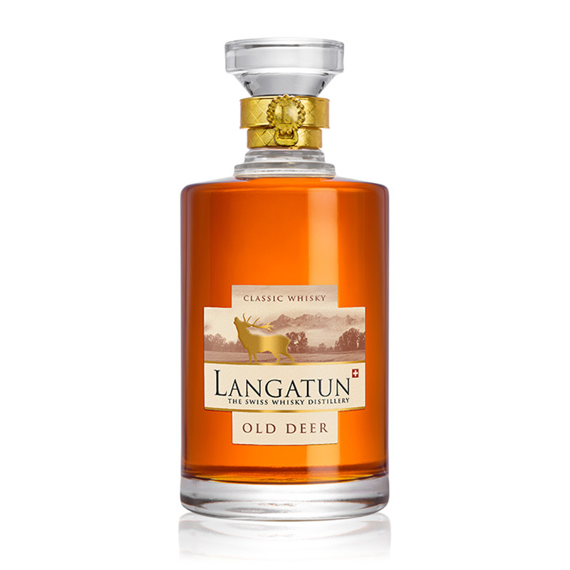 Langatun - Old Deer - 46% - 50cl - in Karaffe - in Holzbox