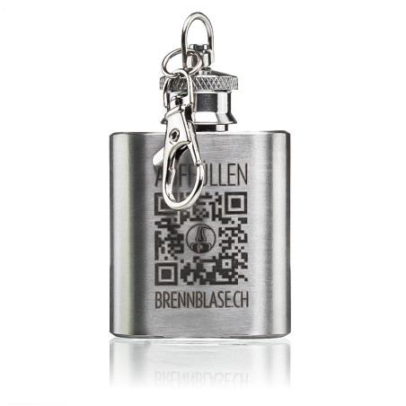 Brennblase Mini Flachmann - 3cl - leer