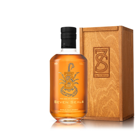 Seven Seals - The Age of Scorpio (Skorpion) - 49.7% - 50cl - Limited Release - in Holzbox
