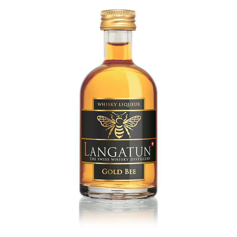 Langatun - Gold Bee - 28% - 5cl - Whisky Liqueur - Miniatur