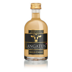 Langatun - Gold Cream - 18% - 5cl - Whisky Likör- Miniatur