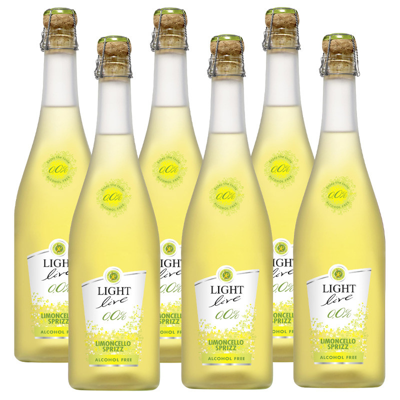 LIGHT Live LIMONCELLO SPRIZZ - 0.0% - 450cl (6er-case a 75cl)