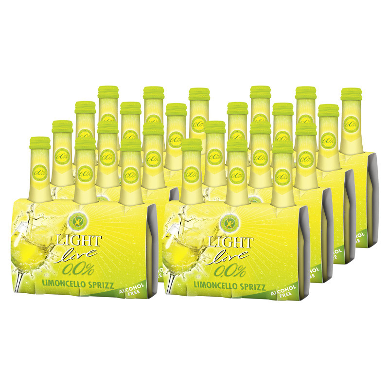 LIGHT Live LIMONCELLO SPRIZZ - 0.0% - 480cl (8er case x 3 x 20cl)