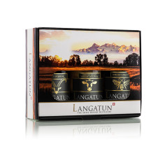 Langatun - Geschenkpackung - 3x5cl Langatun Liqueur - 26.33% - 15cl - je 5cl Gold Bee, Gold Cream, Gold Capricorn