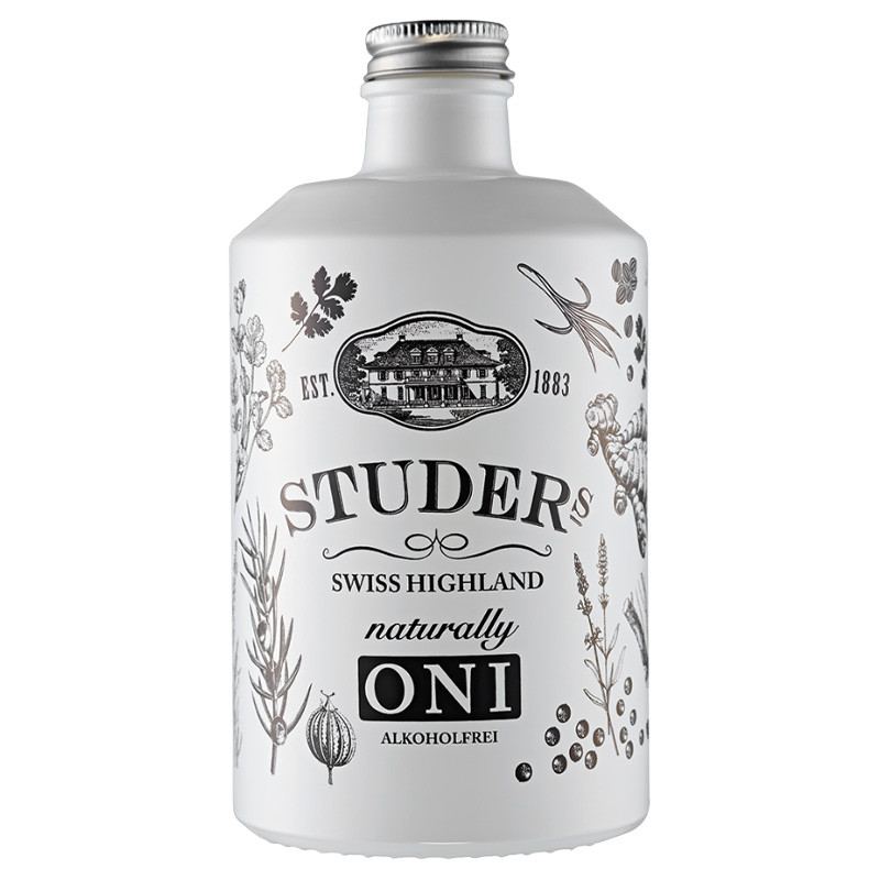 Studer - Swiss Highland naturally Gin ONI - 50cl - Alkoholfrei 