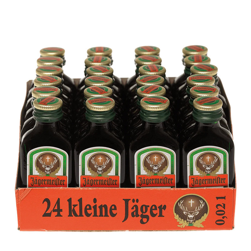 Jägermeister 24x2cl - 35% - 48cl - Kräuterlikör - 24er Packung
