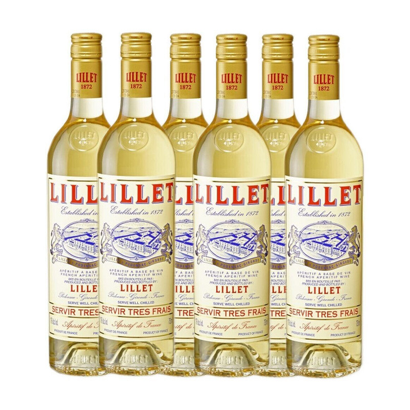 6er Karton - Lillet Blanc - 17% - 75cl - Vermuth  (case of 6)
