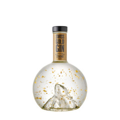 Studer - Gin - 40% - 70cl -  "Mountain" (Swiss Premium Gold Selection) mit 24 Karat Goldfltter