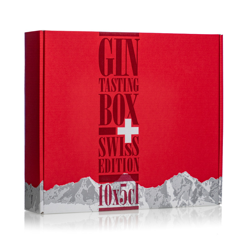 Gin Box "Swiss Edition" 10x5cl - 43.35% - 50cl - 3rd Edition - diverse schweizer Gin's