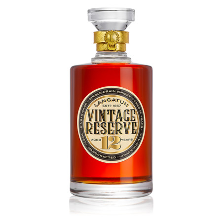 Langatun - Vintage Reserve - 12y 2011 / 2023 - 49.12% - 50cl - Single Grain - PX Cask  No. 155 - in Karaffe - in Holzbox