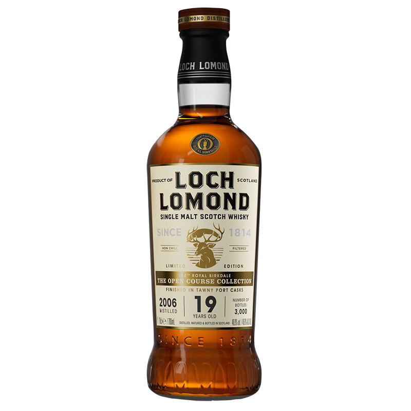 Loch Lomond 19y - 46.9% - 70cl -  "The open course Collection 2026" - 3'000 bottles available 
(finished Tawny Port Cask)