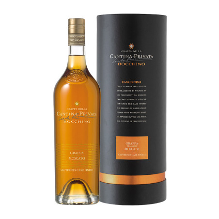 Bocchino - Grappa di Moscato (10120) - 42% - 70cl - Sauternes Cask Finish