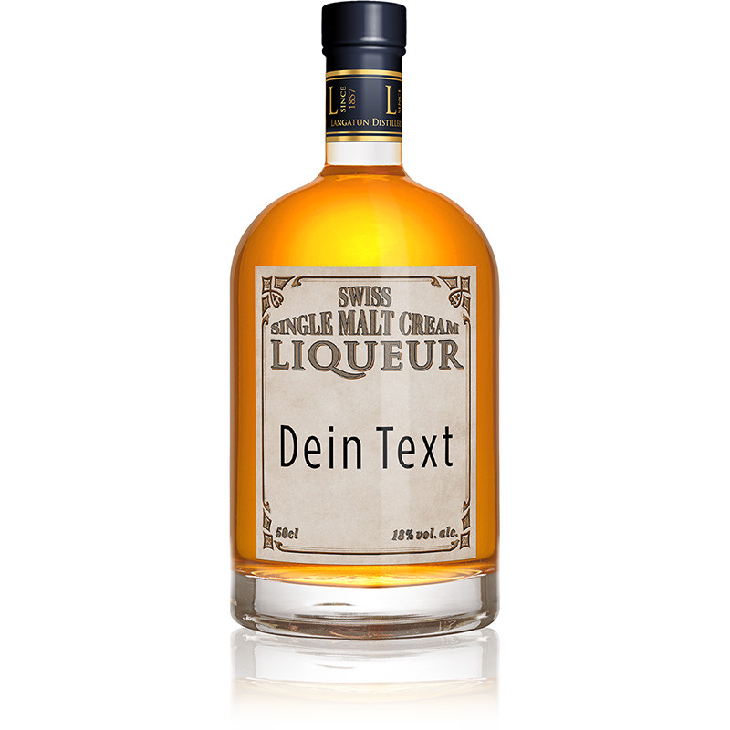 Individual Cream Likör - Swiss Whisky Likör - 18% - 50cl