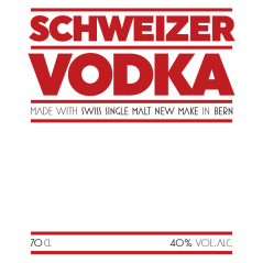 Individual Vodka - Swiss Vodka - 40% - 70cl - Single Malt Enriched