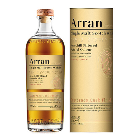 Arran - The Sauternes Cask Finish - 50% - 70cl