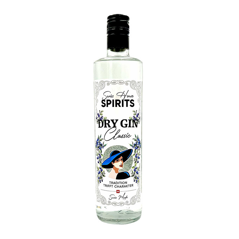 Classic Dry Gin - Swiss House Spirits -  37.5% - 70cl - Swiss House Spirits