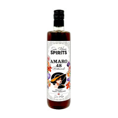 Amaro 48 Likör - Swiss House Spirits 25% - 70cl - Kräuterlikör 