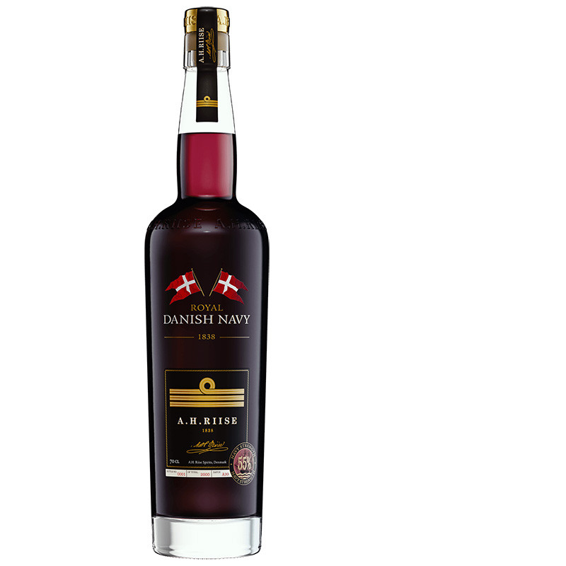 A.H. Riise - Royal Danish Navy Strength - 55% - 70cl 