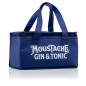 Moustache Gin Tonic Kühltasche - Ginger Gin - 43% - 50cl - inkl. 6x 20cl Swiss Tonic mit Becher und Flaschenöffner